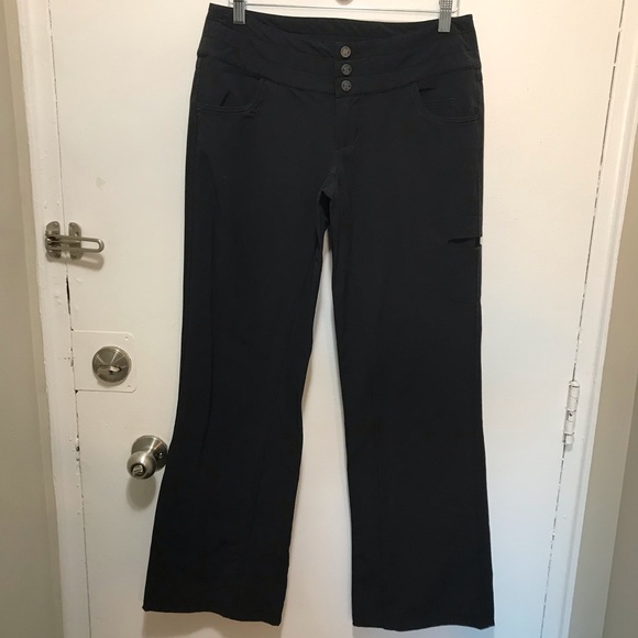 lululemon athletica Pants - Lululemon Rare black cargo pocket wide leg pants trouser size approx 10